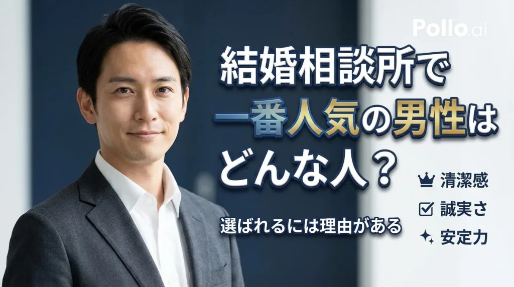 結婚相談所で人気が集まる男性の特徴を解説する記事のイメージ画像