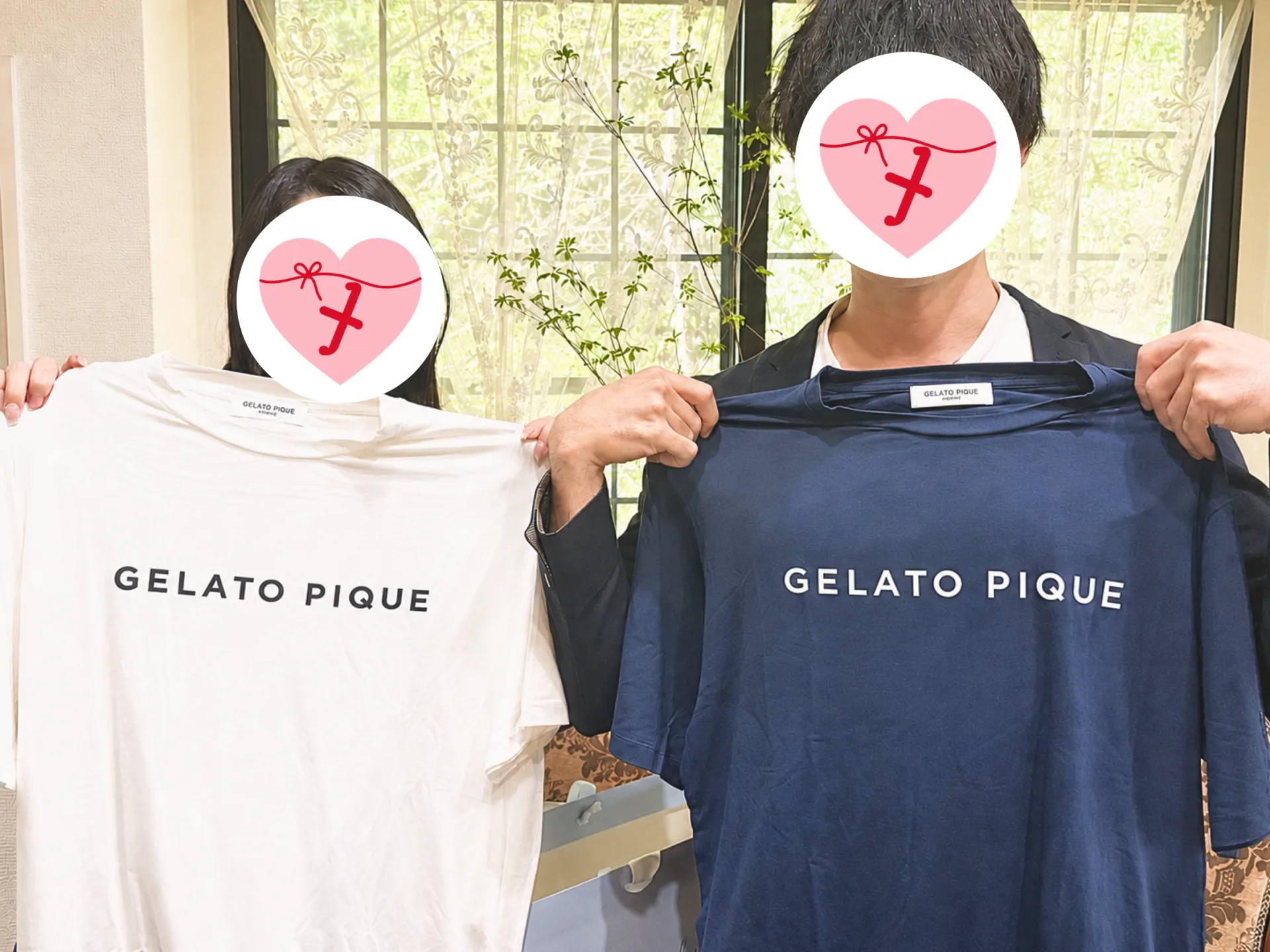 ふたりでおそろいのTシャツ